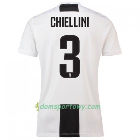 Koszulka Juventus Chiellini 3 Domowe Koszulki Piłkarskie 2018-2019 Krótki Rękaw